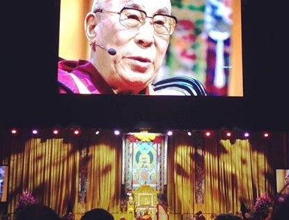 Dalai Lama, les en lezing